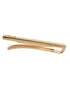 Dolce & Gabbana Gold Tone Brass Logo Branded Tie Clip Bar
